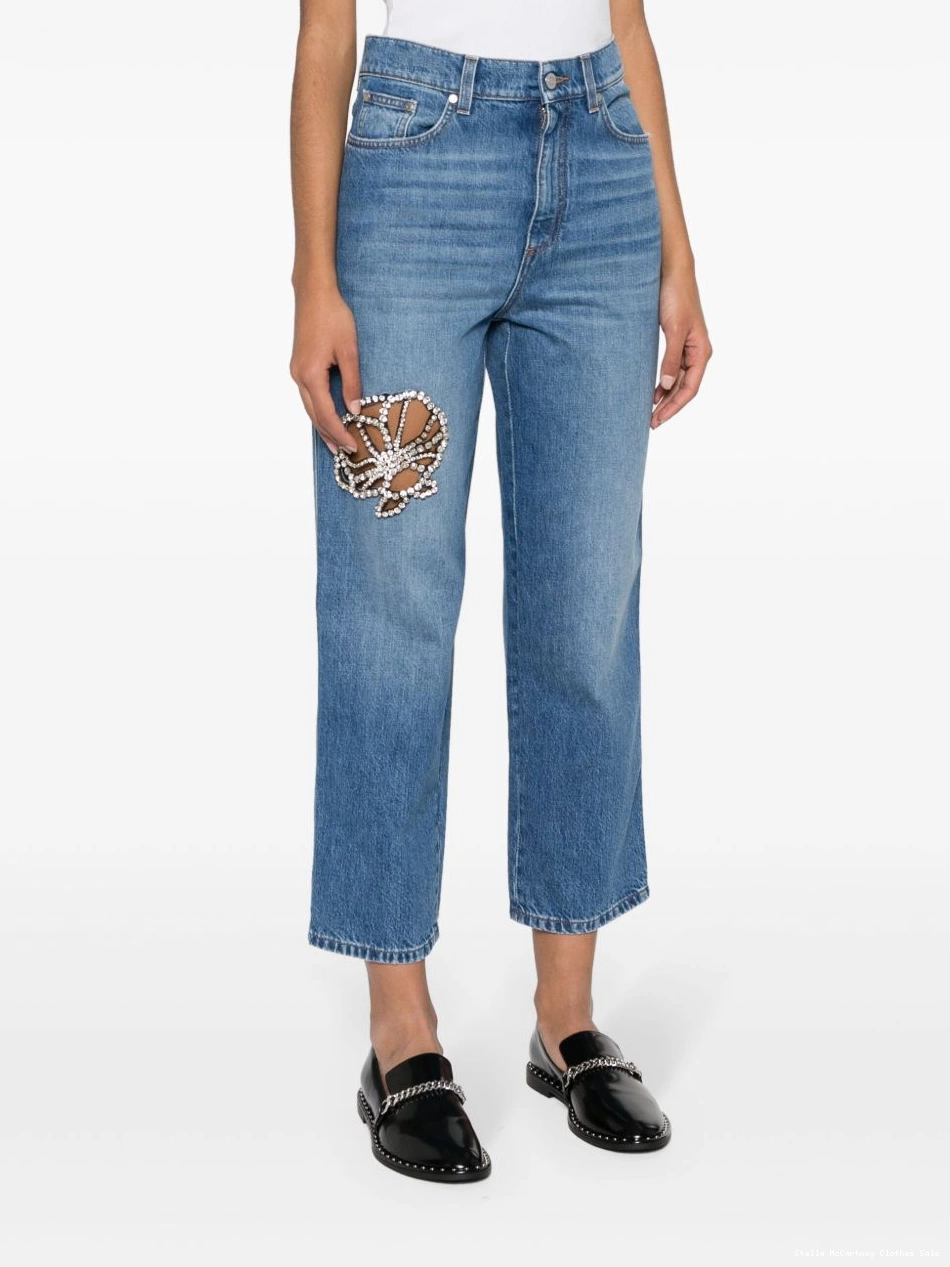 Affordable Stella jeans crystal-embellished McCartney Women 0723